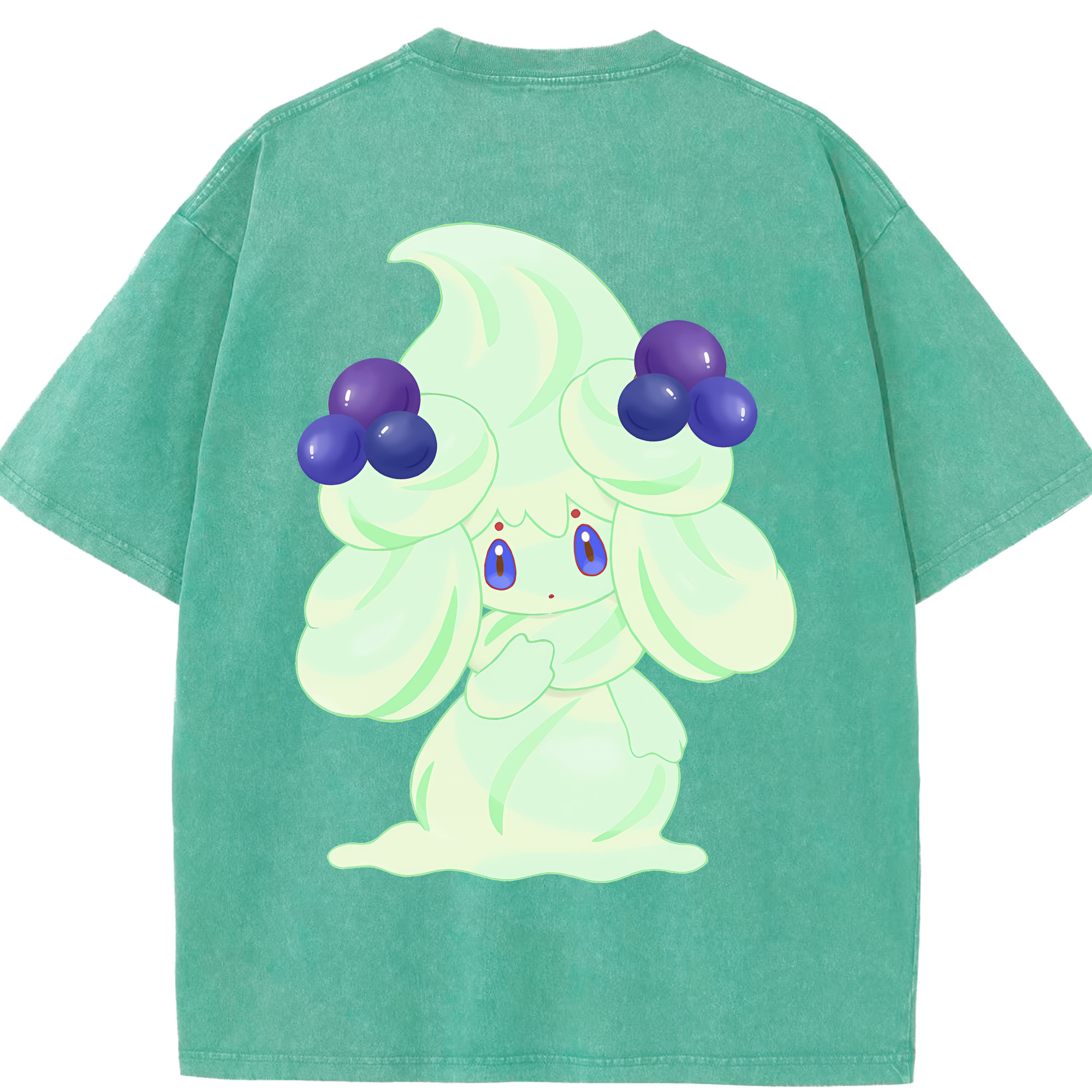 （画像用） ポケットモンスター Pokémon 綿100% ヴィンテージ風 半袖Tシャツ（背面プリント）